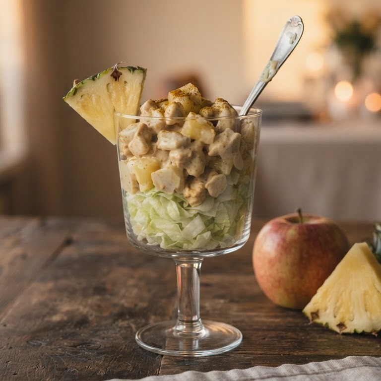 Kipcocktail met ananas recept