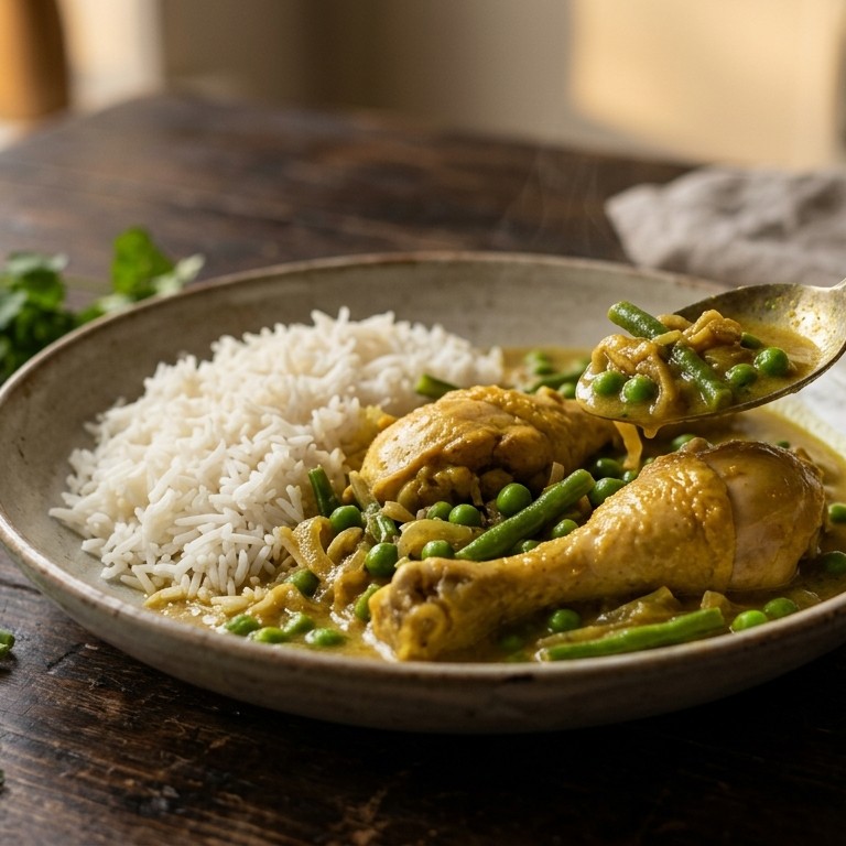 Kipcurry met rijst recept