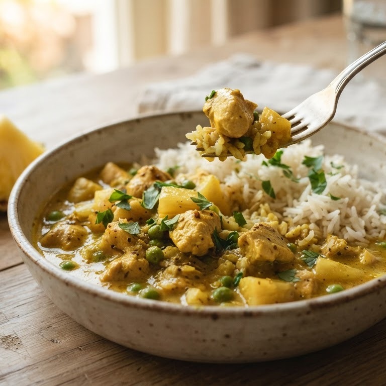 Kipcurry met rijst recept