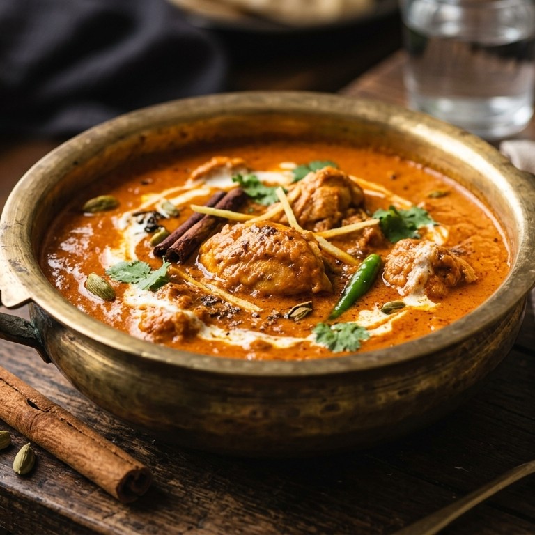 Kipcurry met tomaat en honingroom recept