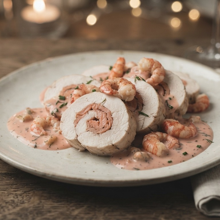 Kipfilet gevuld met gerookte zalm recept