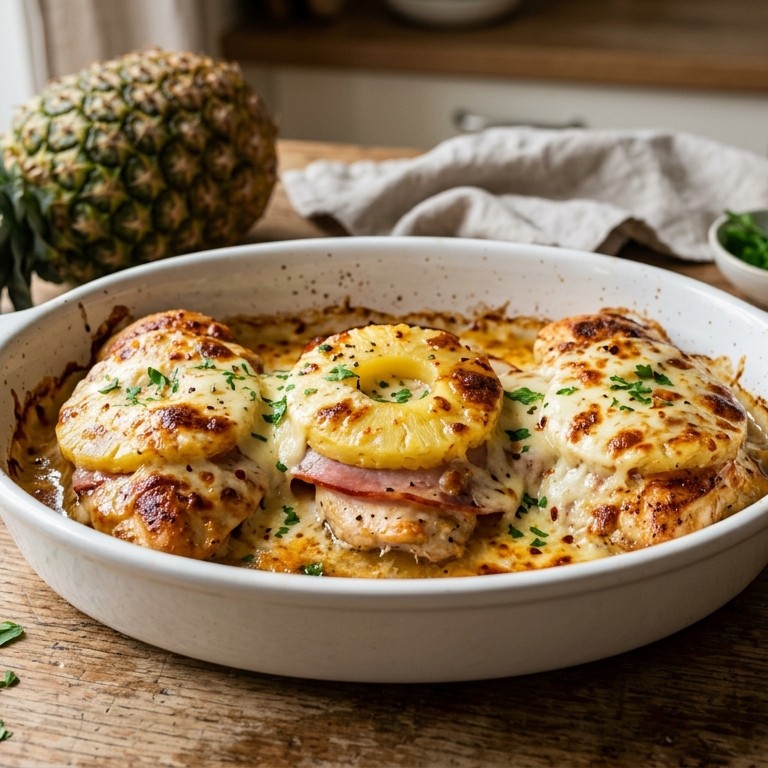 Kipfilet hawai uit de oven/grill recept