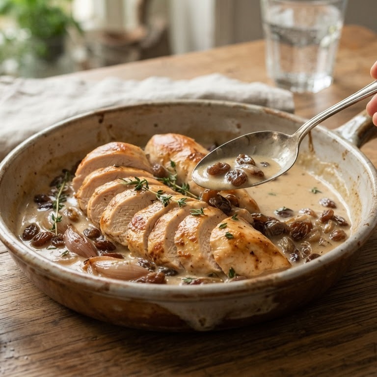 Kipfilet in brandewijn recept