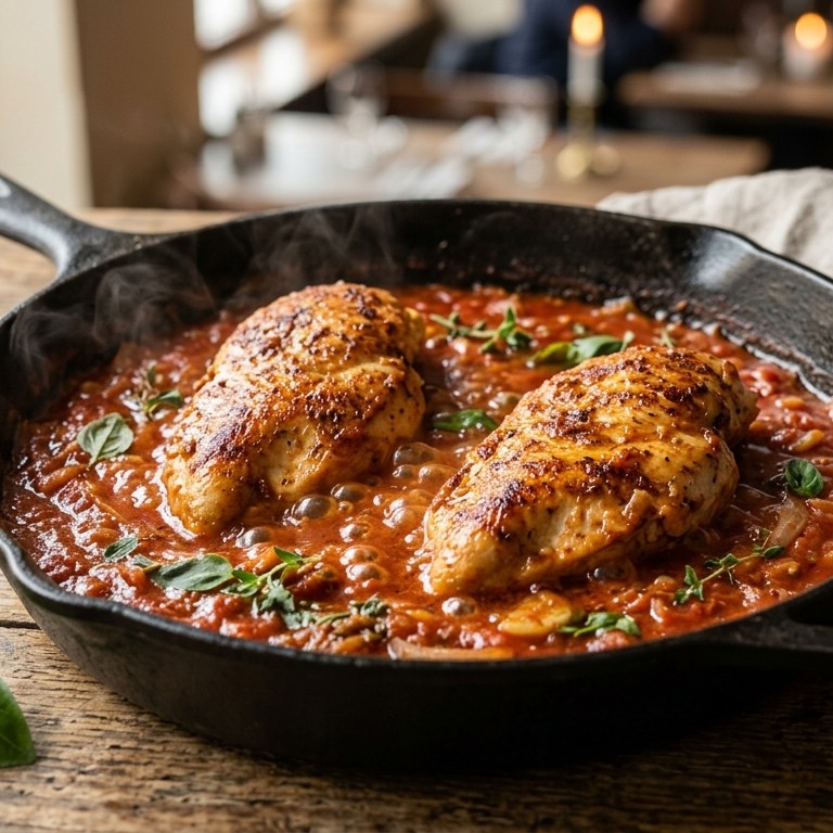 Kipfilet in Italiaanse saus recept