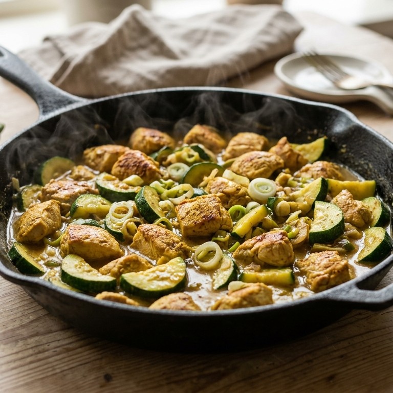 Kipfilet met courgettes recept