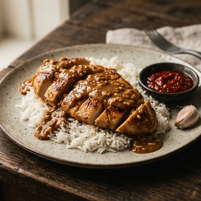 Kipfilet met pindasaus recept