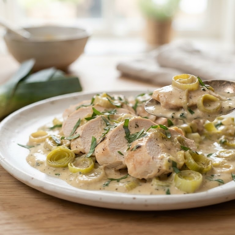 Kipfilet met preisaus recept