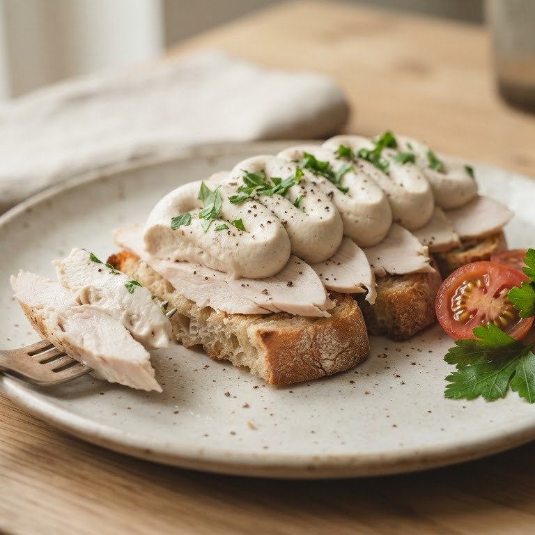 Kipfilet met tonijnmousse recept