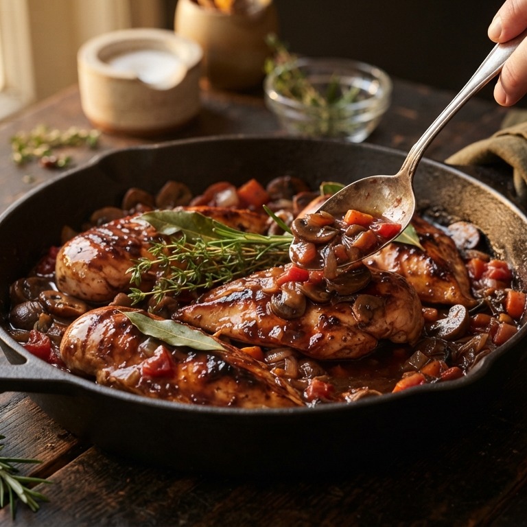 Kipfilets in herfstsfeer recept