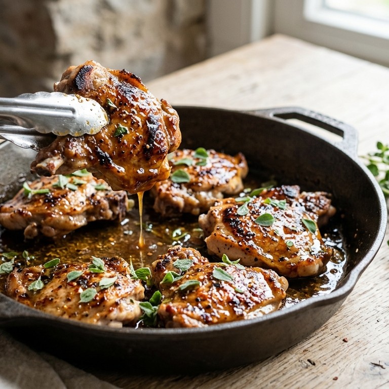 Kipkarbonades in honing-limoensaus recept