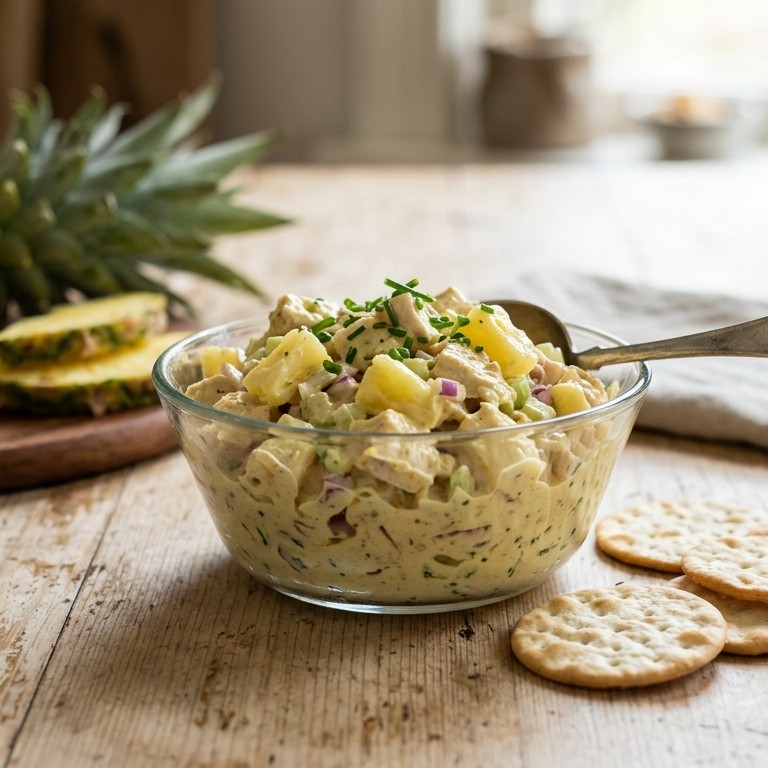 Kipkerriesalade recept