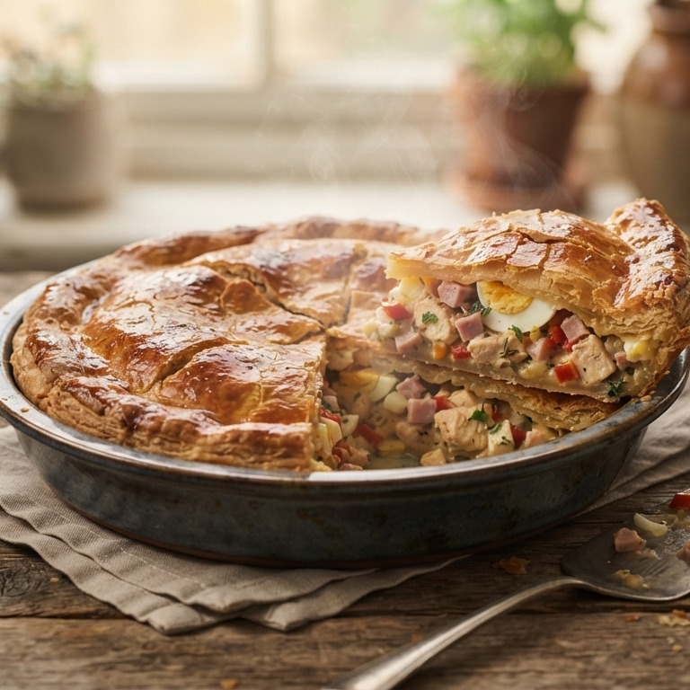Kippen pie recept