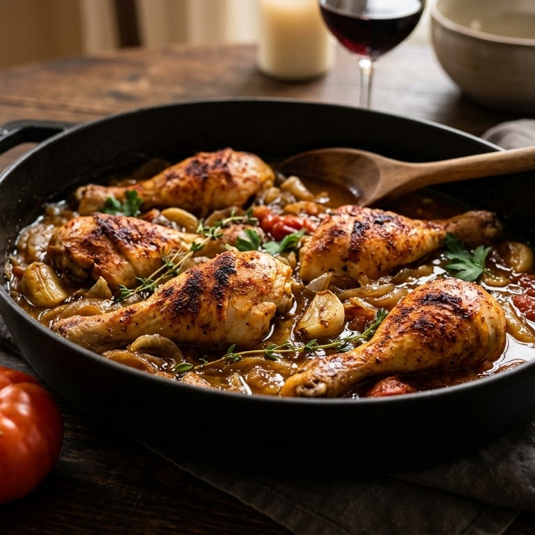 Kippenbouten met knoflook recept