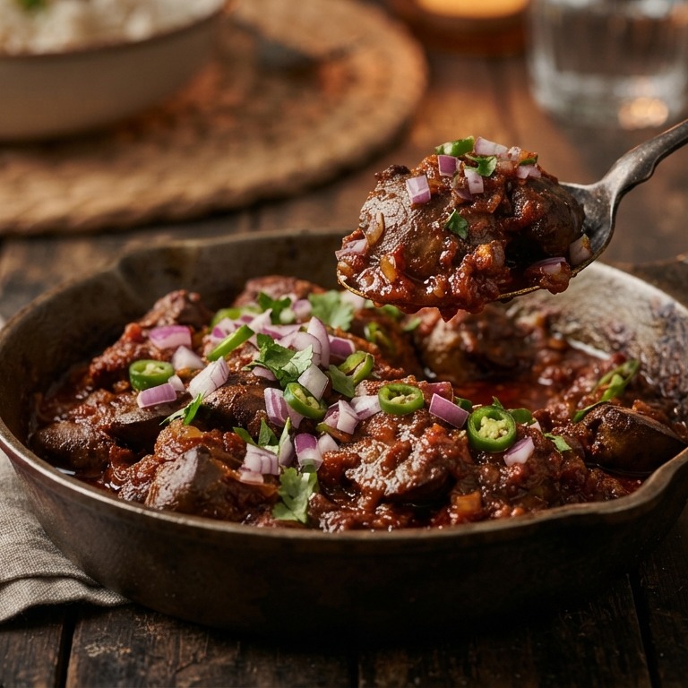 Kippenleversambal recept