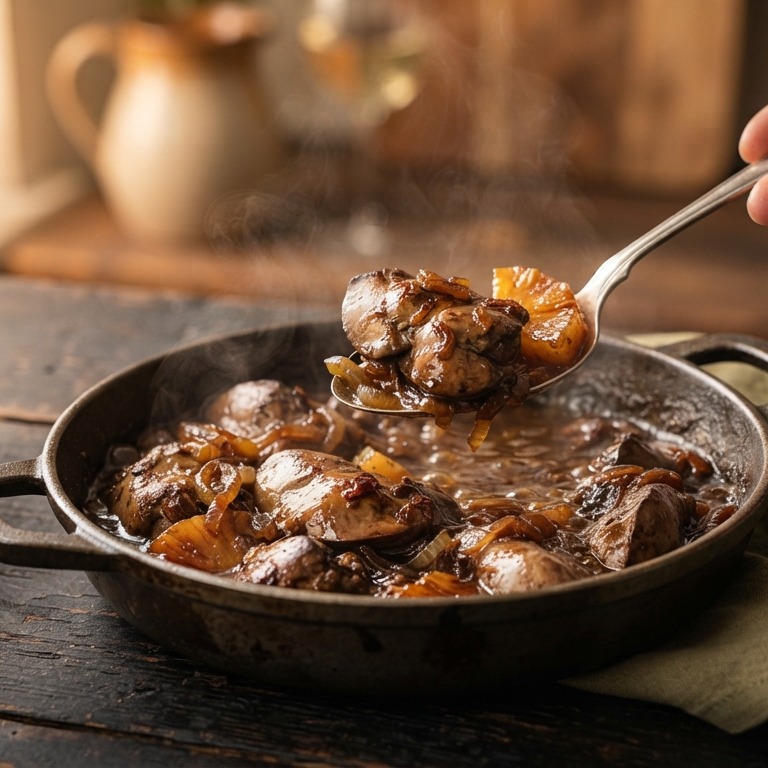 Kippenlevertjes recept
