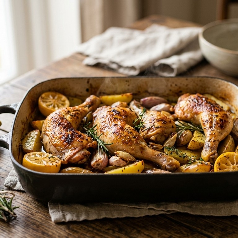 Kippenpoten uit de oven recept