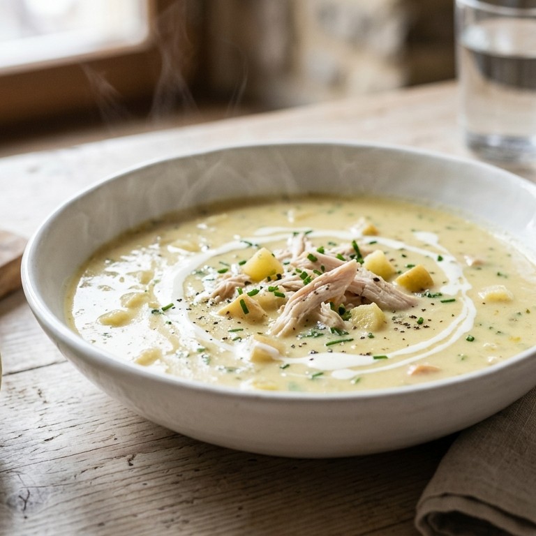 Kippenroom soep met appel recept