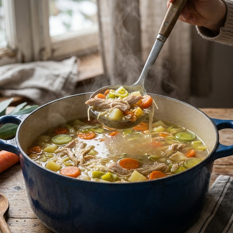 Kippensoep recept