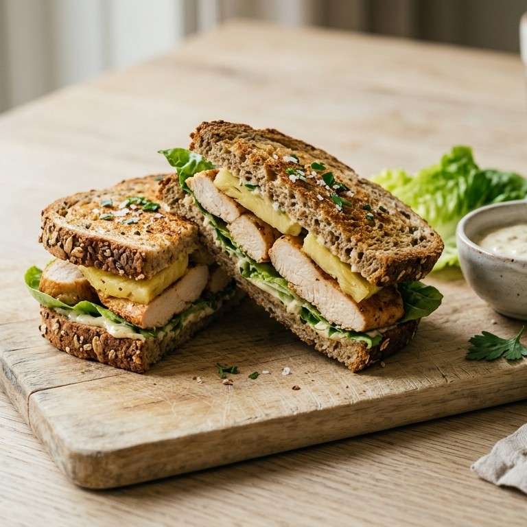 Kipsandwich met ananas recept