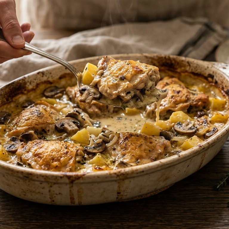 Kipschotel recept