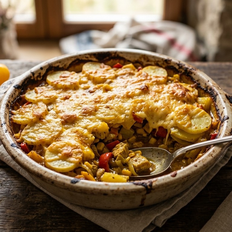 Kipschotel recept