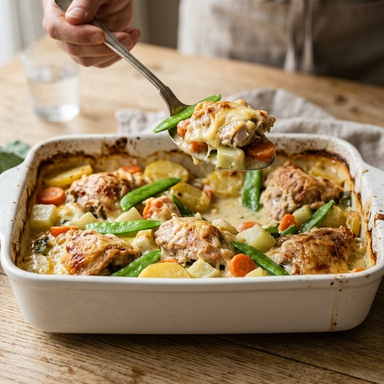 Kipschotel met groente recept