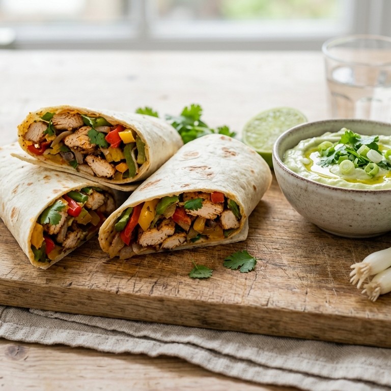 Kiptortilla met avocadodip recept