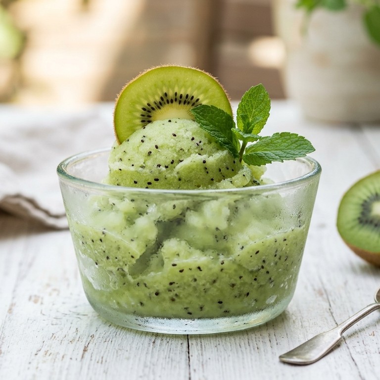 Kiwi-ijs recept