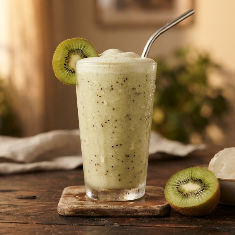 Kiwi milkshake recept