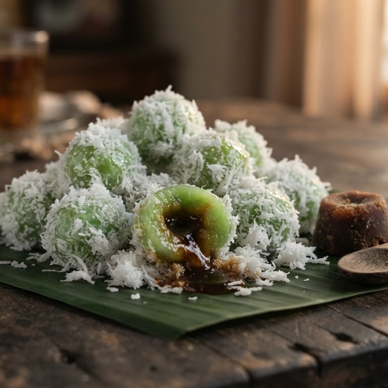 Klepon (Indonesische suikerbolletjes) recept