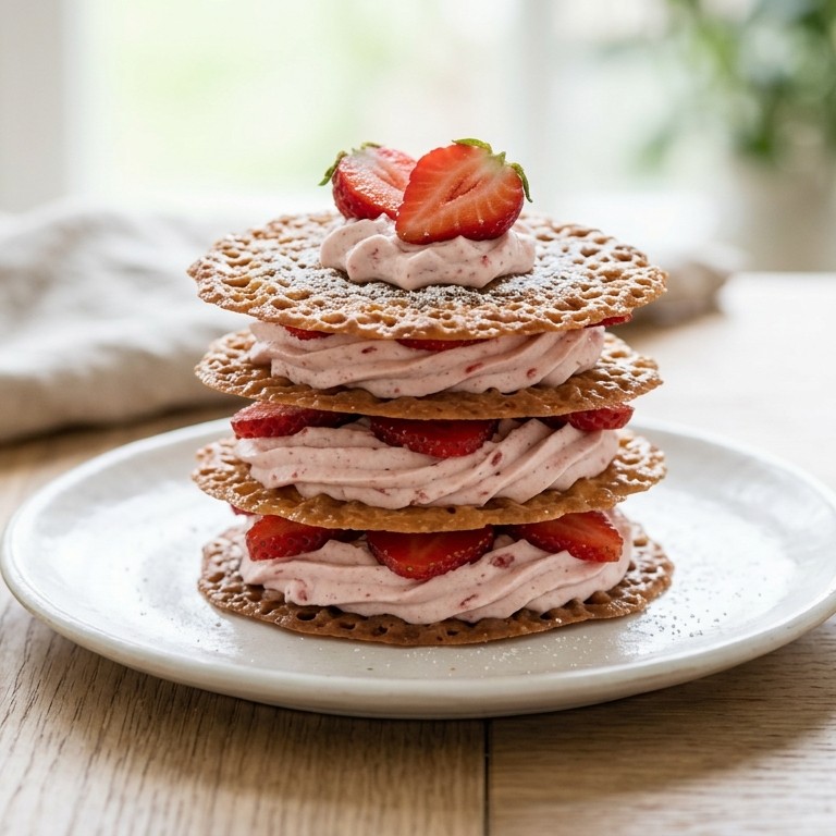 Kletskoppen met aardbeienroom recept