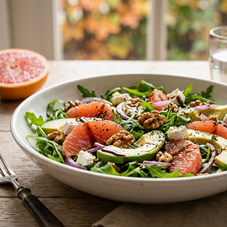 Kleurige herfstsalade recept