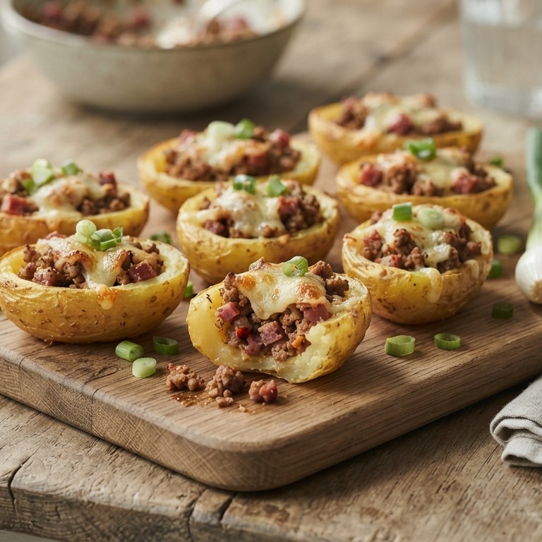 Knapperige aardappelbakjes recept