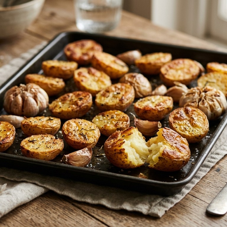 Knapperige aardappeltjes uit de oven recept