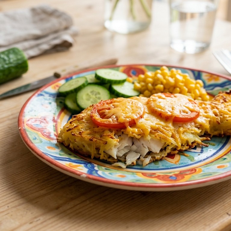 Knapperige aardappelvis voor de kids recept