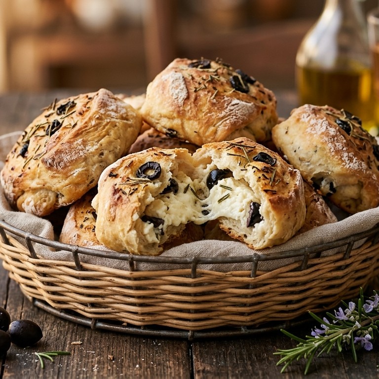 Knapperige feta broodjes recept