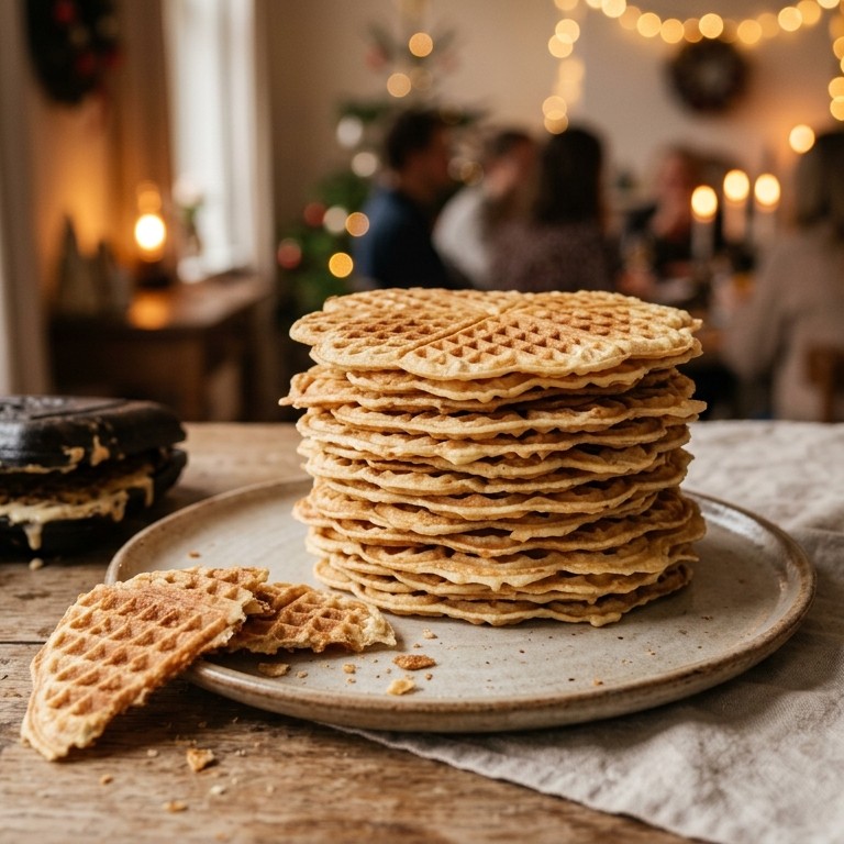 Kniepertjes (nieuwjaarswafeltjes) recept