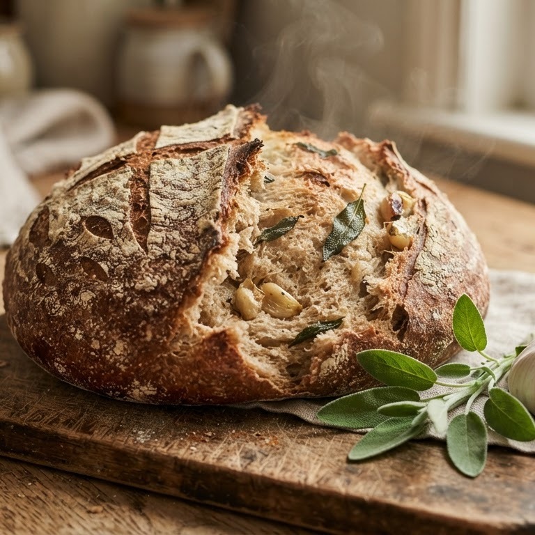 Knoflook-saliebrood recept