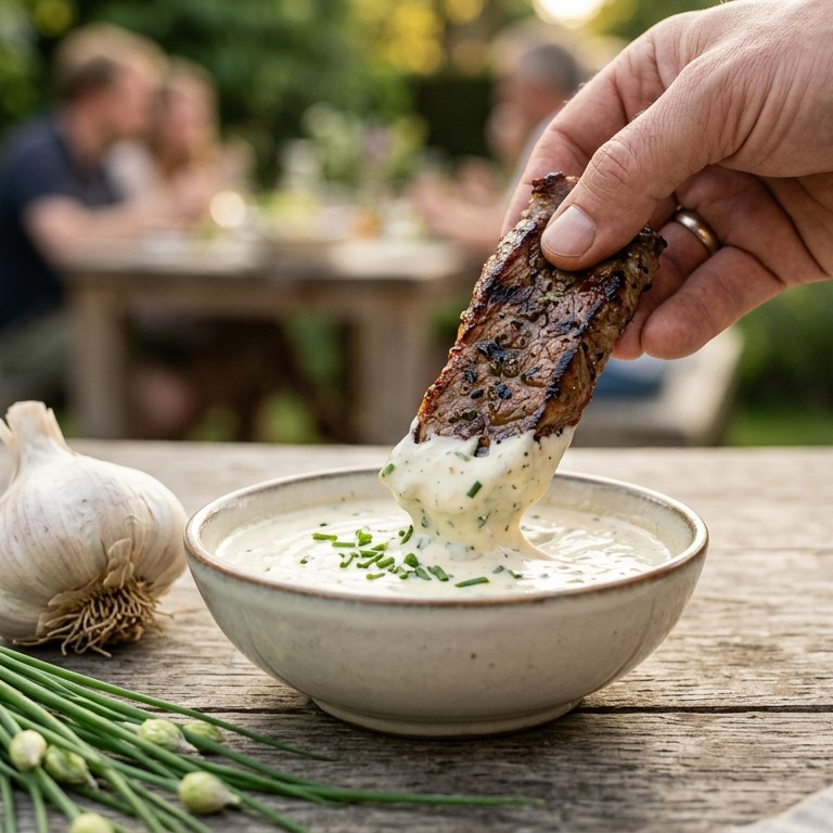 Knoflook saus recept