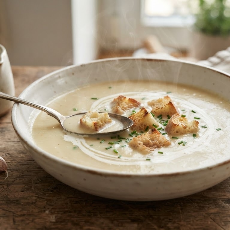 knoflook soep recept