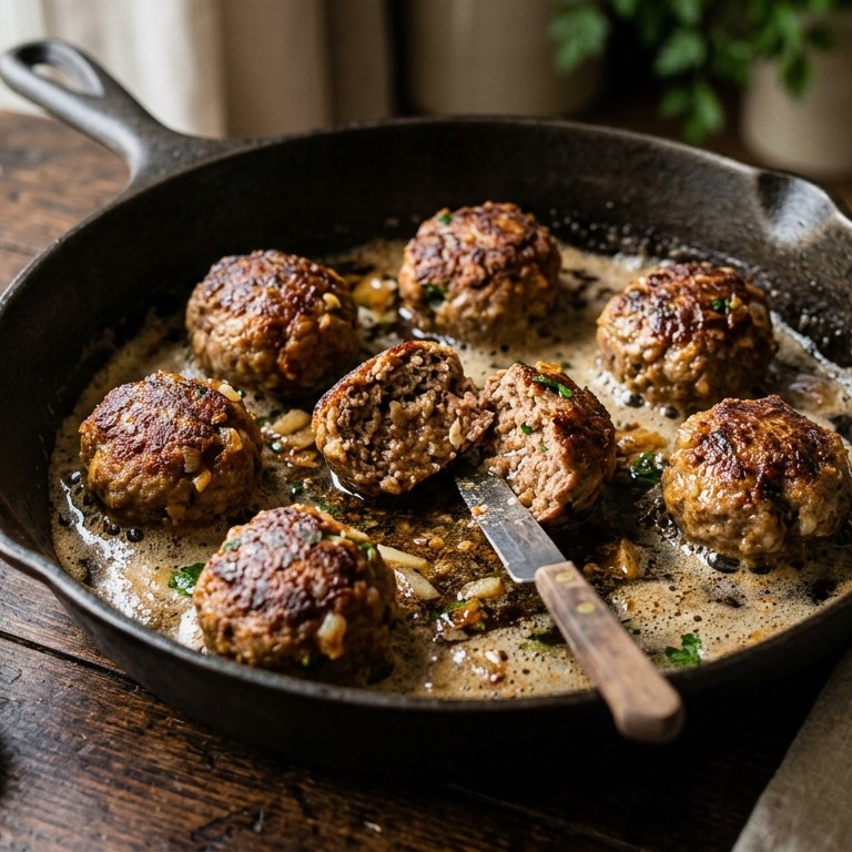Knoflookbal recept