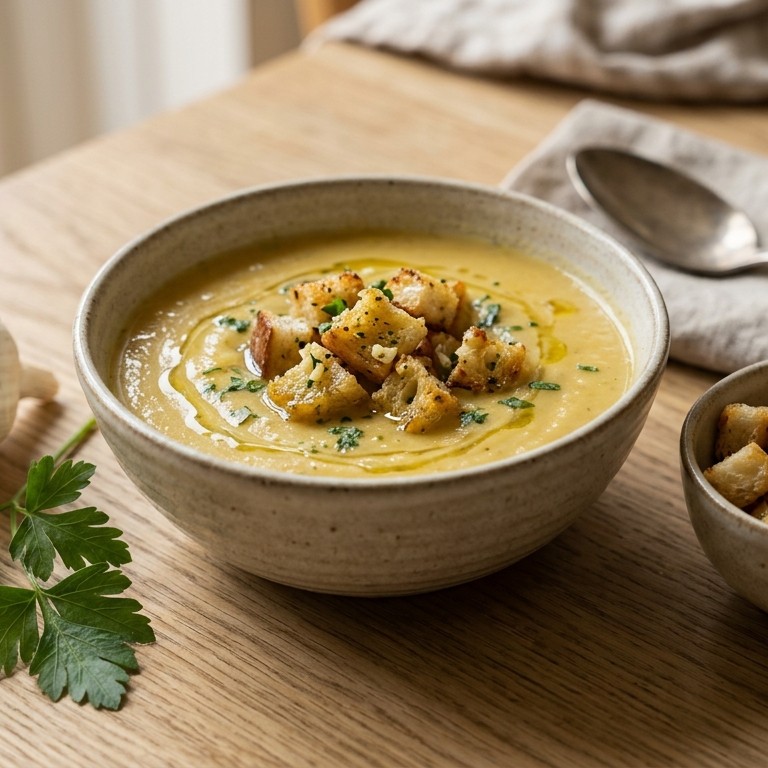 Knoflookcroutons recept