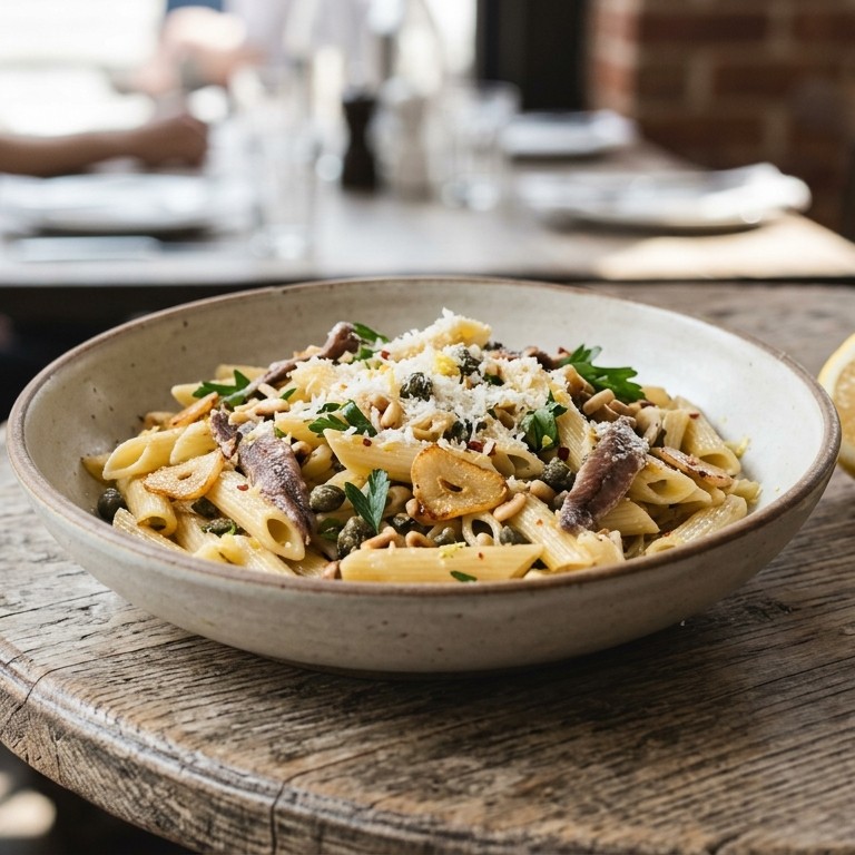 Knoflookpasta met ansjovis recept