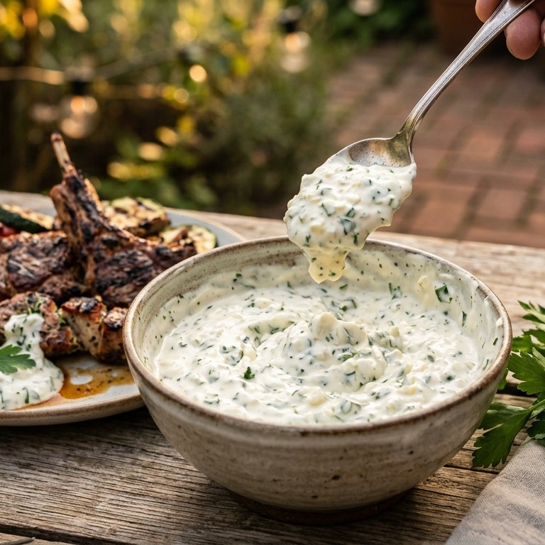 Knoflooksaus alla Rick recept