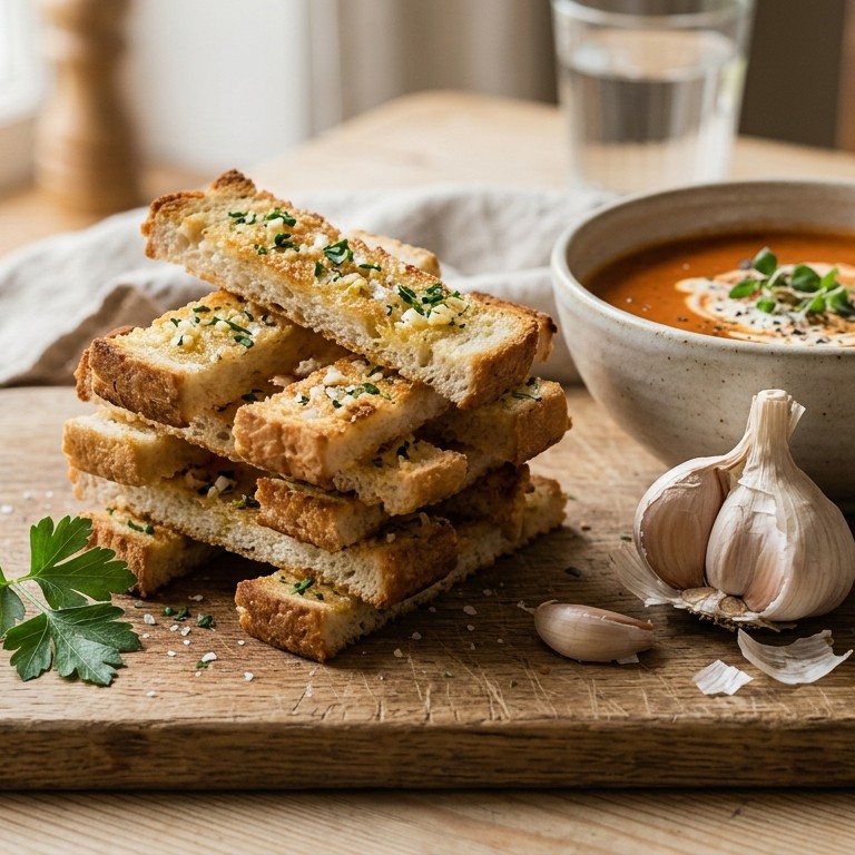 Knoflooksoldaatjes recept