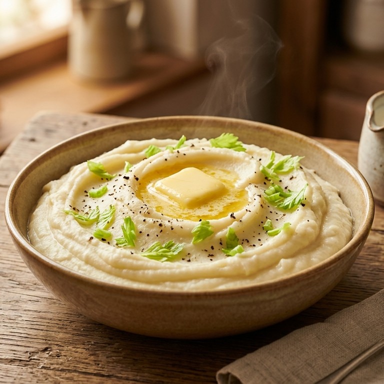 Knolselderij aardappelpuree recept