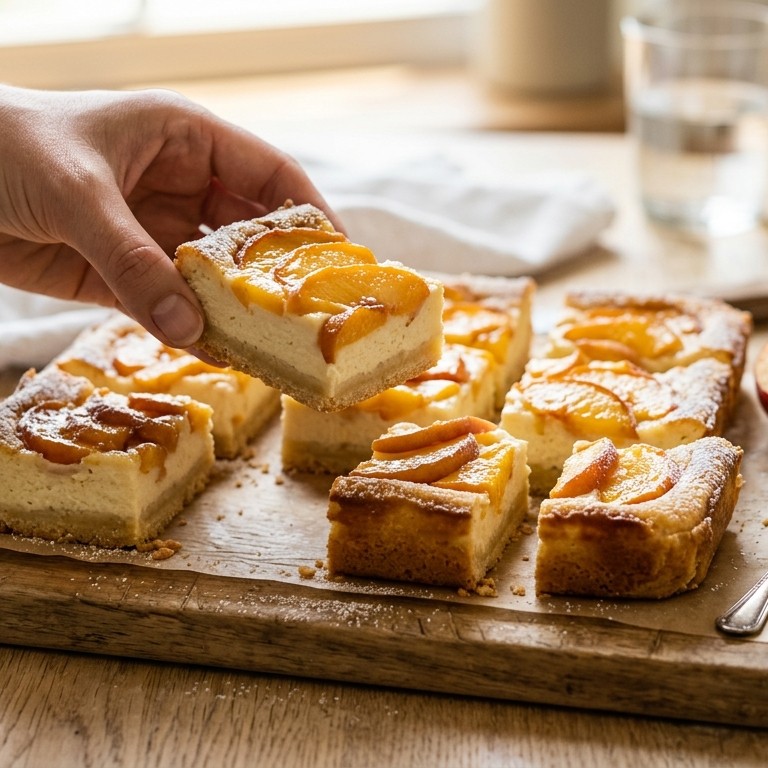 Koekrepen met perzik recept