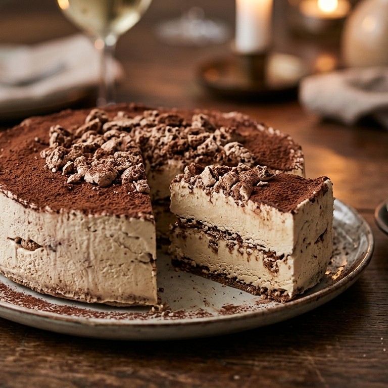 Koffie ijstaartje recept