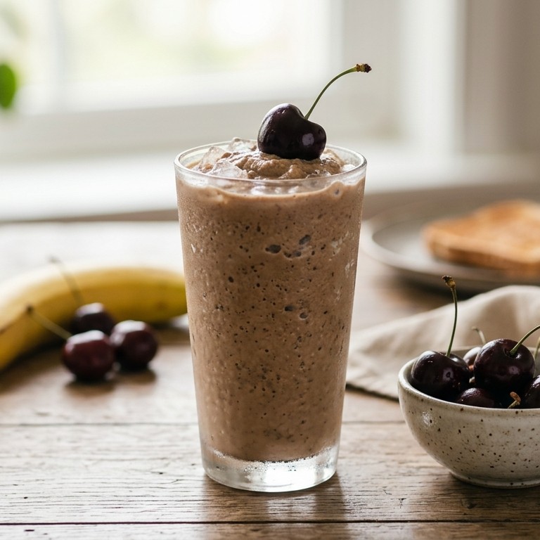 Koffie/ kersen smoothie recept