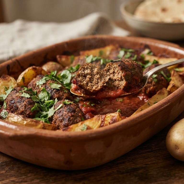 Kofta met aardappel recept